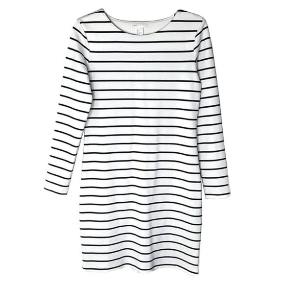 H&M Dresses & Skirts - ❤️ 🆕 H&M Basic Long Sleeve Striped Dress Size S